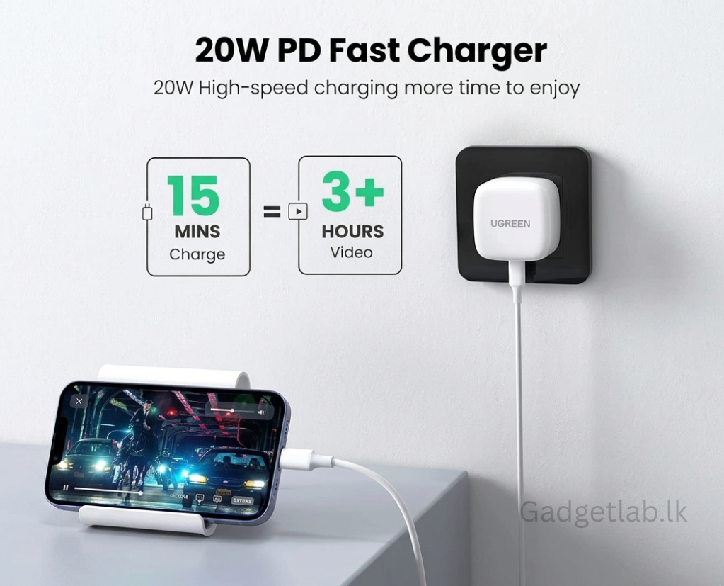 UGREEN 20W Type-C PD Fast Charging Adapter